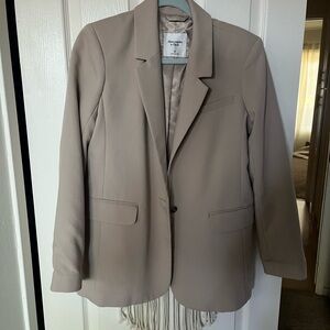 Abercrombie & Fitch Tan Blazer